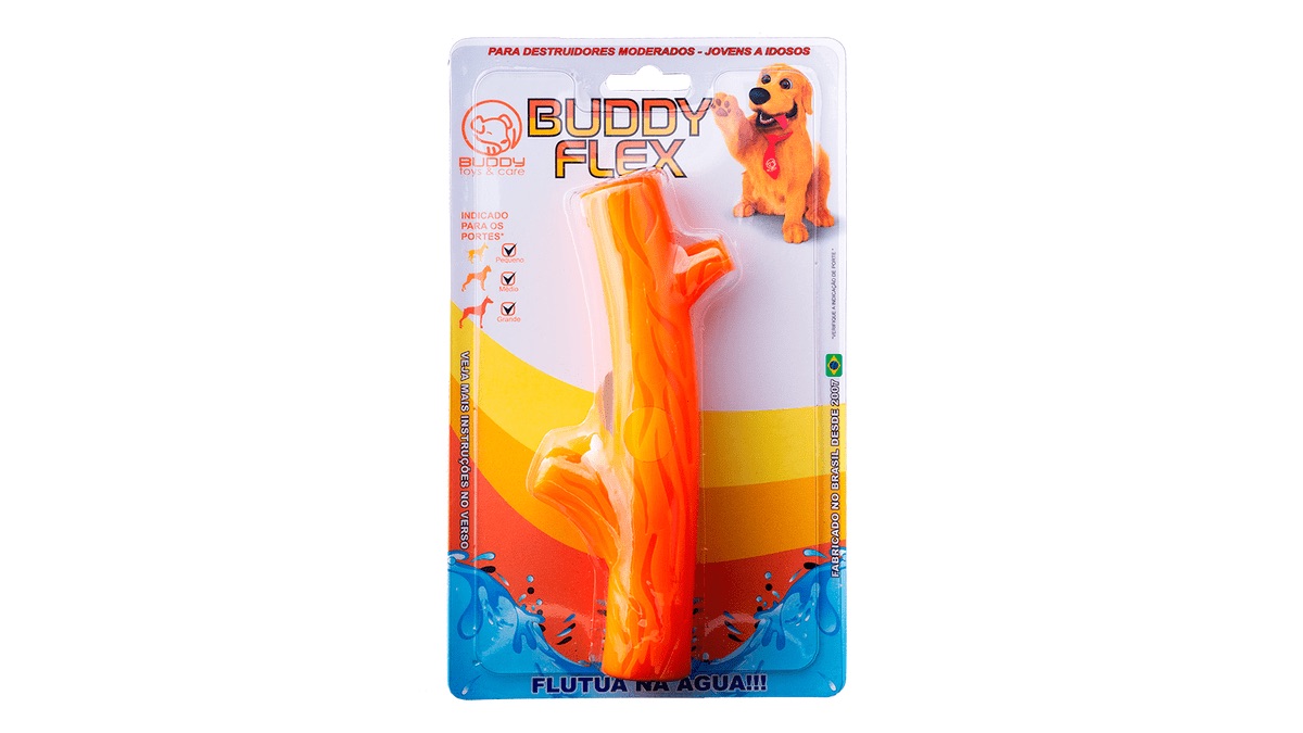 Brinquedo Interativo Graveto Flex Buddy Toys