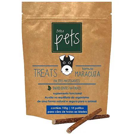 Palitos Mastigáveis Funcionais Botica Pet Treats Fórmula Maracujá para Cães