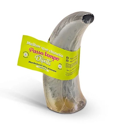 Mordedor Natural Dipetti Passa Tempo - Ponta de Chifre Bovino