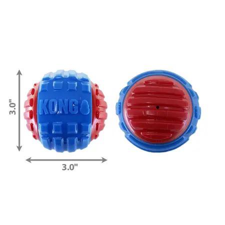 Bola durável para cães - Kong CoreStrength Rattlez Ball - Image 3