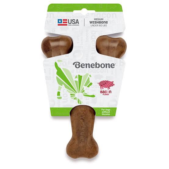 Brinquedo Mordedor – Benebone Wishbone Bacon
