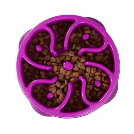 Comedouro Lento Outward Hound Fun Feeder Roxo P/M - Image 2