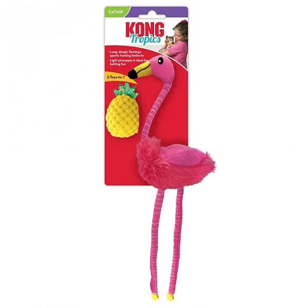 Brinquedo Kong para Gatos Tropics Flamingo