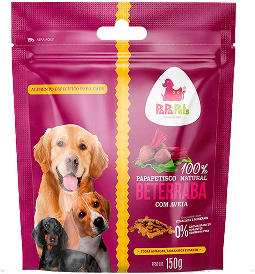 Petisco Papapets Beteraba com Aveia para Cães