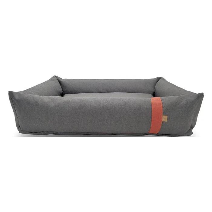 Cama Lona Cinza Para Cães Fábrica Pet G